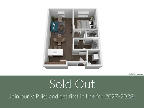 Floor plan 1X1 A