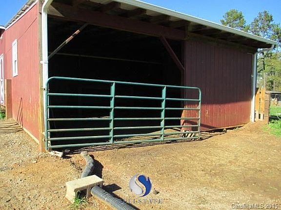 Livestock shelter has running water and power.