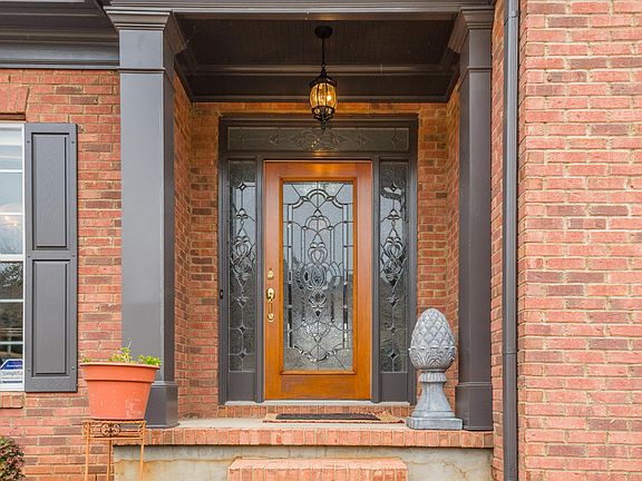 Custom, leaded entry door.  