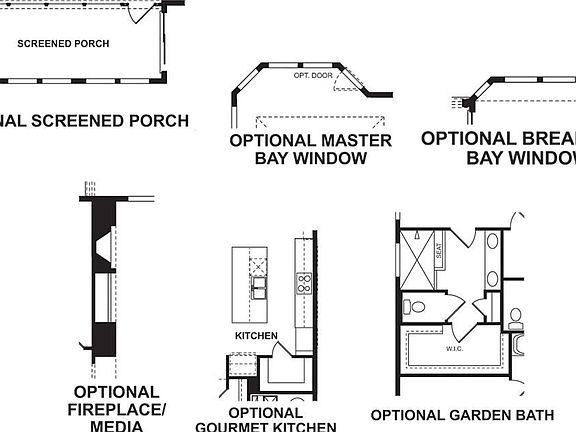 Serenity First Floor Options