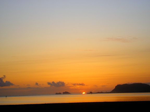 Sunrise from living room
