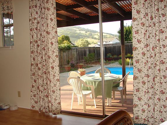 View from kitchen table