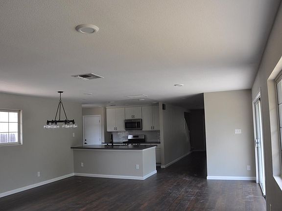 family room/dining/kitchen