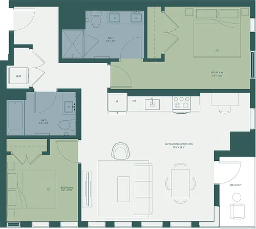 Floor plan B7