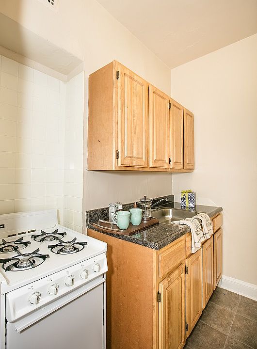 Renovated kitchen with plenty of cabinet space