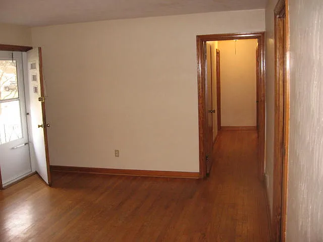 Living room and hallway to bedrooms and bathrooms.