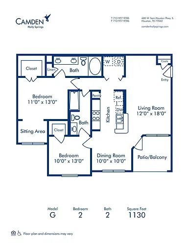 Floor plan G