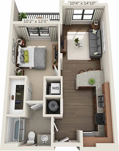 Floor plan Caye
