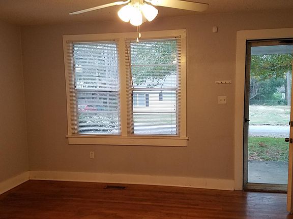Living room with original hardwood floors