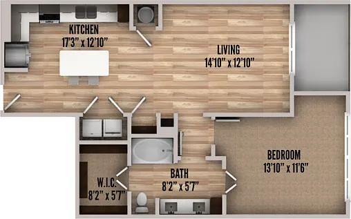 Floor plan A13