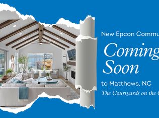 Homes Available Soon, The Courtyards on the Greenway, Matthews, NC 28104