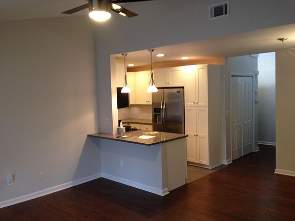 kitchen and hall to back bedrooms