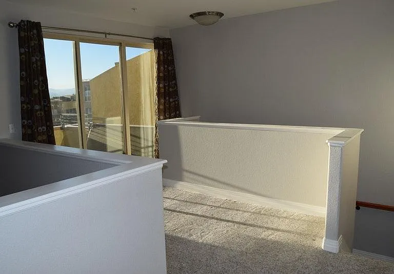 Upstairs loft, looking onto private terrace