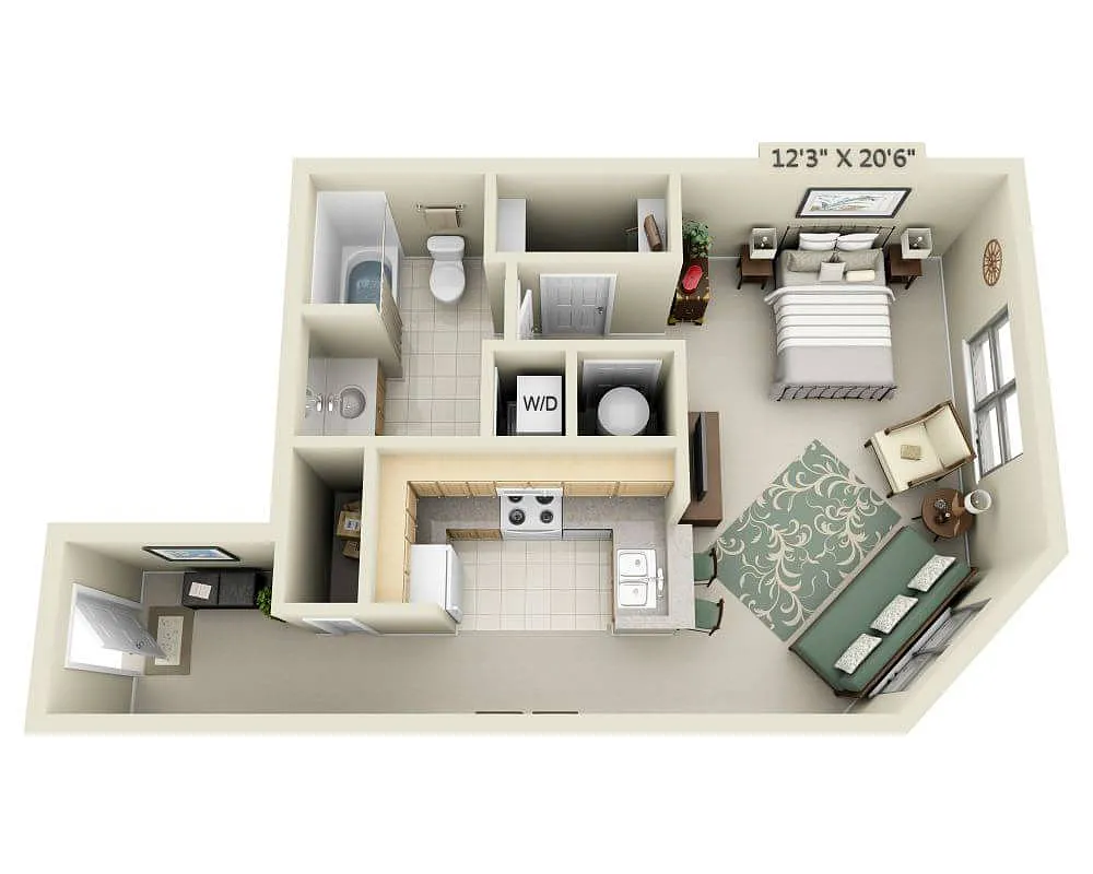 Floor plan E1B