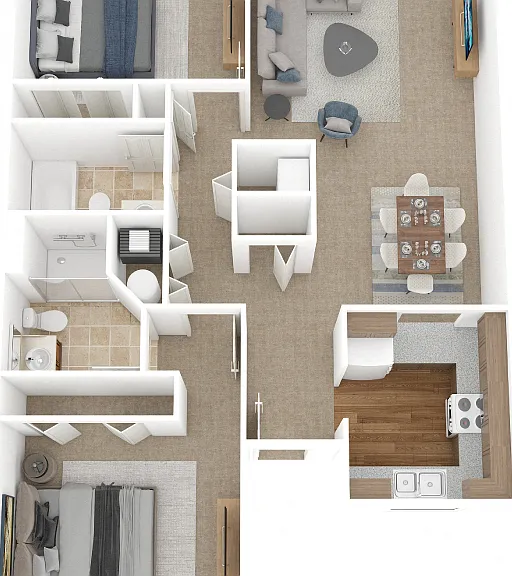Steeplechase Apartments and Townhomes — Photo 27