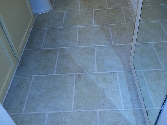 Bathroom, new tile