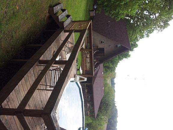Pool and rear of house