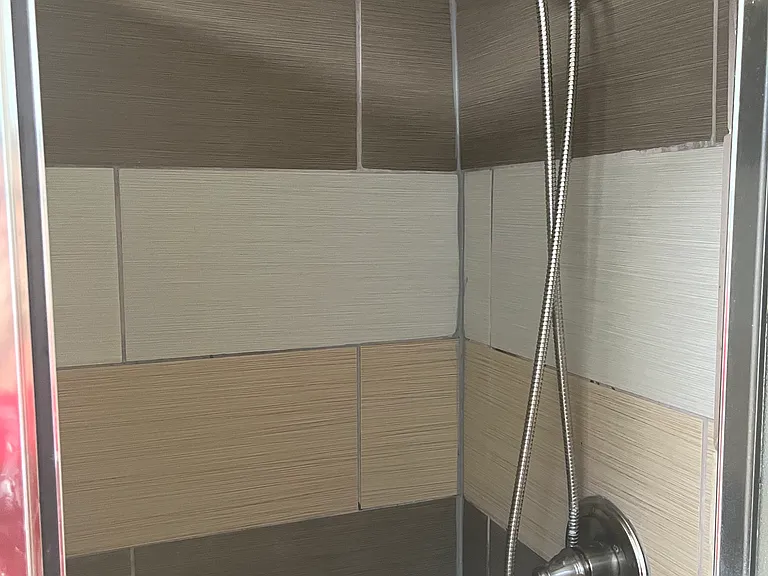 Tile shower