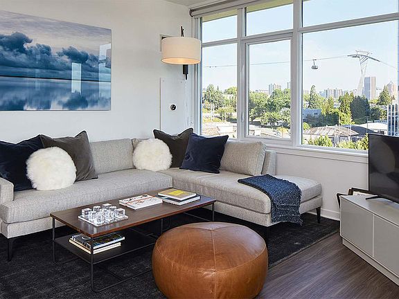 Living Room with Hard Wood Flooring.