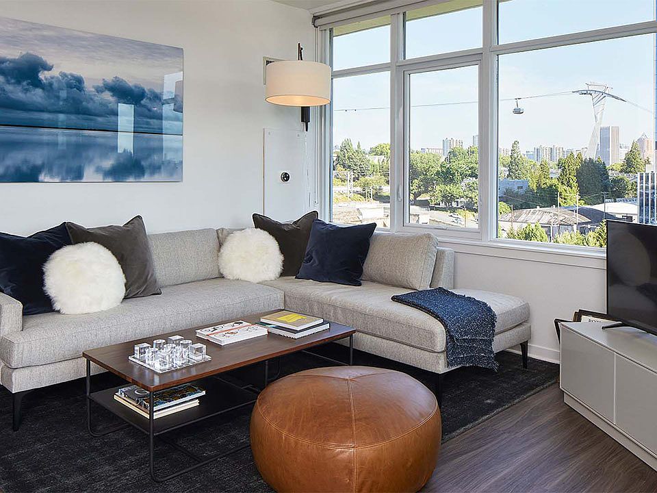 Living Room with Hard Wood Flooring.