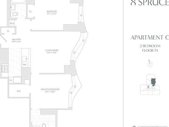 2nd image of 8 Spruce St APT 74C
