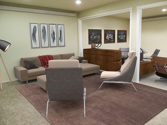 basement family room