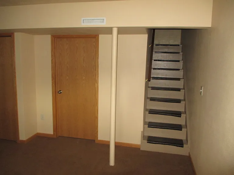 Basement steps to kitchen