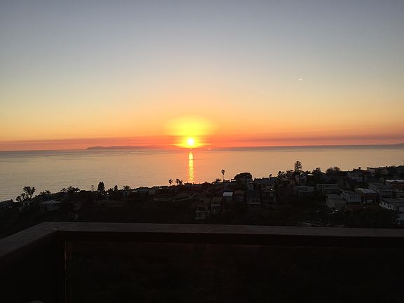 Typical evening sunset