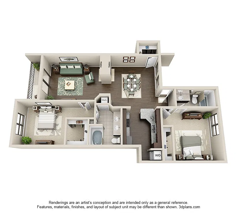 Floor plan Elle B6