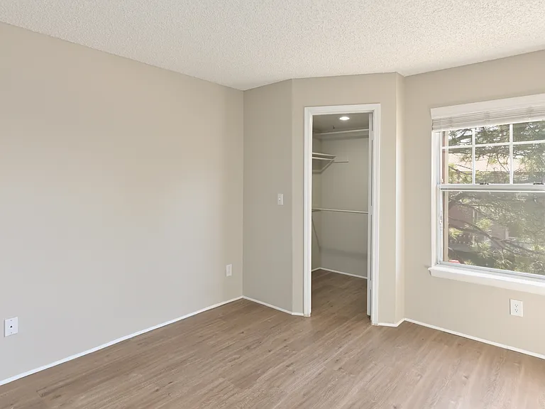 Tons of natural light along with a spacious walk-in closet