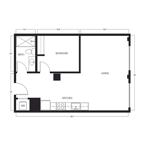 Floor plan A10-WY