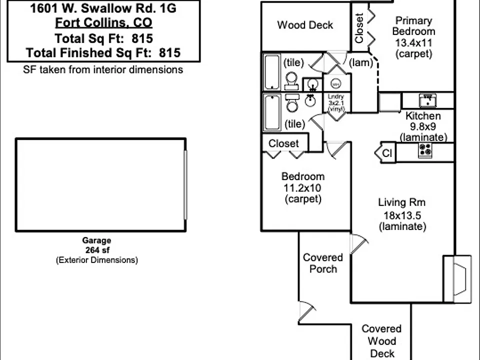 1601 W Swallow Rd #1G