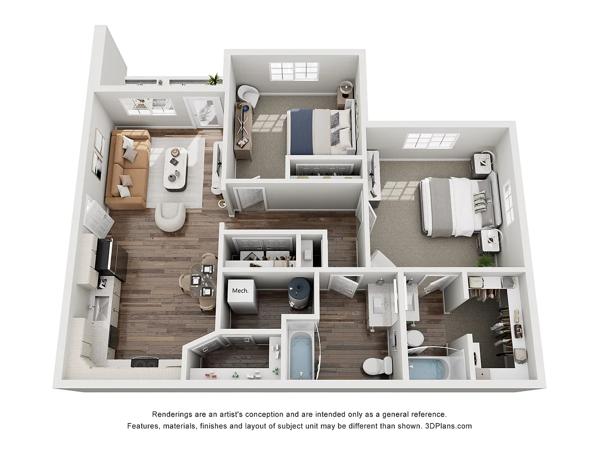 Floor plan 2X2
