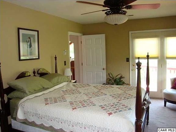 Master Bedroom showing private balcony deck