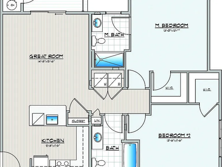 Two Bedroom Two Bathroom Two Bedroom Two Bathroom