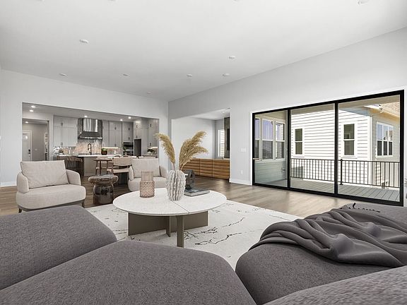 Homesite 7 Great Room - Virtually Staged