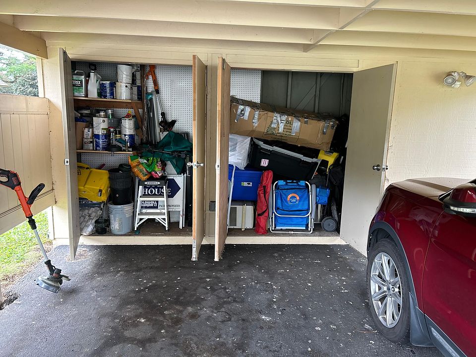 Storage in Garage Port
