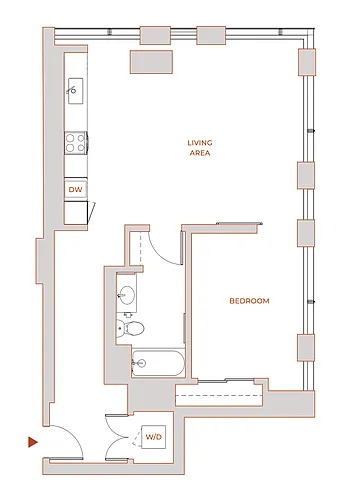 Floor plan Corner One