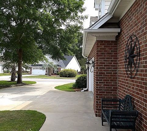 view from front porch