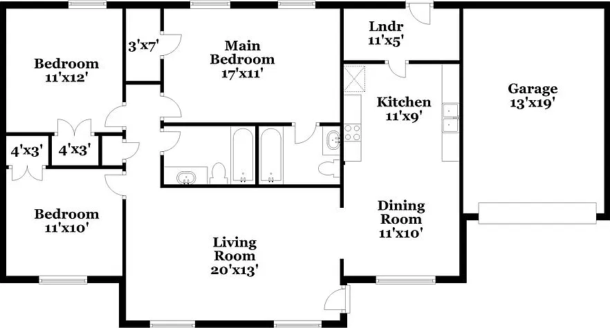 3 bed, 2.0 bath, 1266 sqft, $2,780 — Photo 2