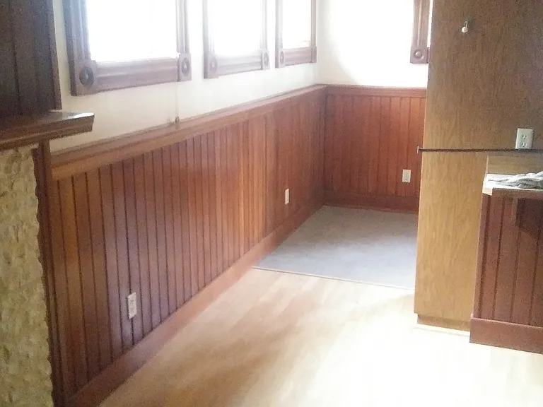 View of Hallway to Kitchen. Kitchen has brand new, high-end, luxury vinyl plank flooring!