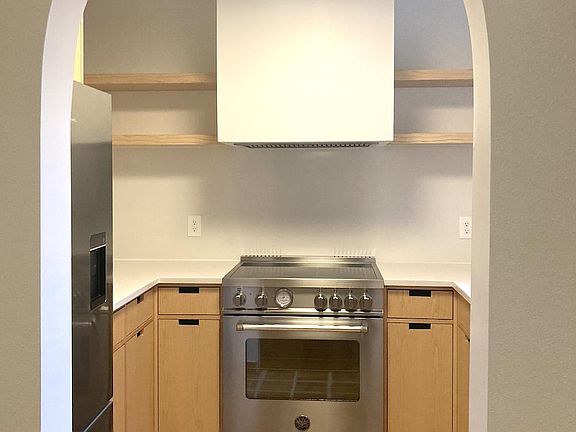 Kitchen Fisher + Paykel Fridge + Dishwasher Bertazzoni Induction Range + Hood