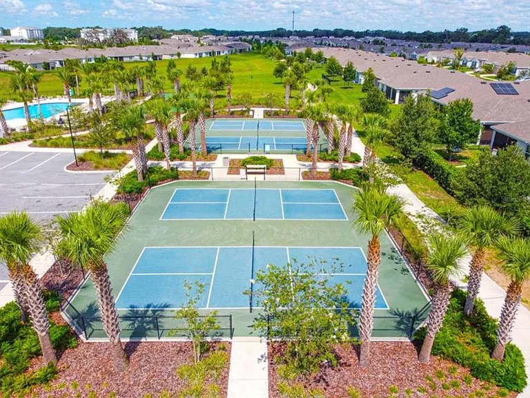 Tennis courts included in HOA