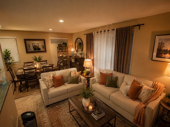Living Room AI Furnished - Virtually Staged