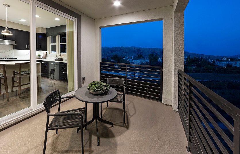 Patio Area of Model Home