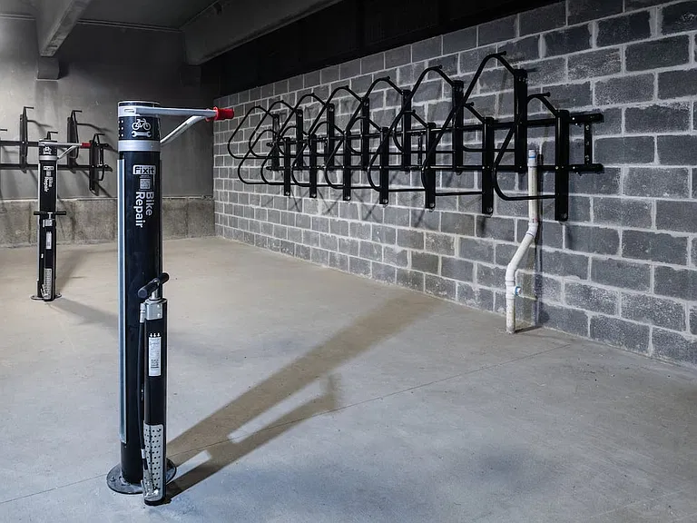 Bike storage and repair station