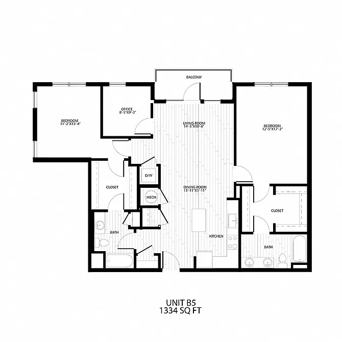 Floor plan Bouchet