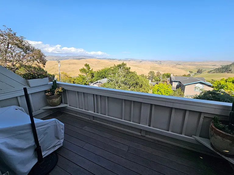View from balcony off master bedroom