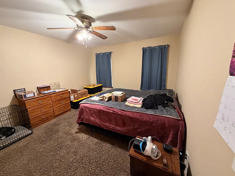 Master bedroom on first floor