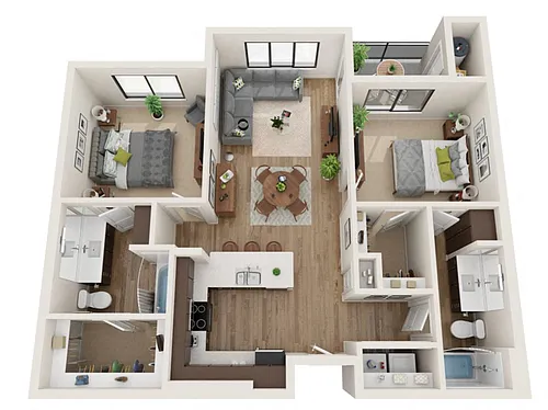 Floor plan B1